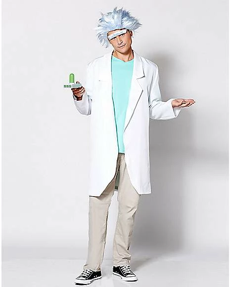 Cheap ✔️ Adult Rick Costume - Rick and Morty 🎉 2 Cheap ✔️ Adult Rick Costume - Rick and Morty 🎉