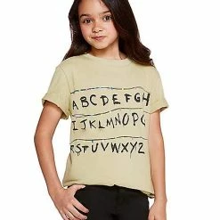 Brand new 🛒 Kids Stranger Things Alphabet Wall T 👚 Shirt - Stranger Things 🥰 8 Brand new 🛒 Kids Stranger Things Alphabet Wall T 👚 Shirt - Stranger Things 🥰 -Spencer's Shop 01381797 c