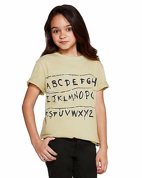 Brand new 🛒 Kids Stranger Things Alphabet Wall T 👚 Shirt - Stranger Things 🥰 3 Brand new 🛒 Kids Stranger Things Alphabet Wall T 👚 Shirt - Stranger Things 🥰 - Image 3