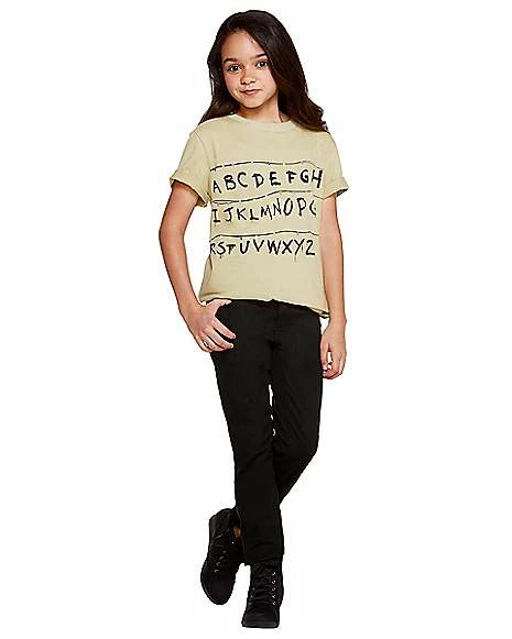 Brand new 🛒 Kids Stranger Things Alphabet Wall T 👚 Shirt - Stranger Things 🥰 6 Brand new 🛒 Kids Stranger Things Alphabet Wall T 👚 Shirt - Stranger Things 🥰 - Image 6