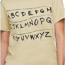 Top 10 ๐ Adult Alphabet Wall T ๐ Shirt - Stranger Things ๐งจ 8 Top 10 ๐ Adult Alphabet Wall T ๐ Shirt - Stranger Things ๐งจ -Spencer's Shop 01381979 c