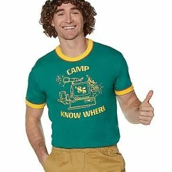Cheap 🎉 Camp Know Where T 👕 Shirt - Stranger Things ⌛