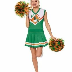Cheap 🎁 Adult Hawkins High School Cheer Uniform Costume - Stranger Things 🌟