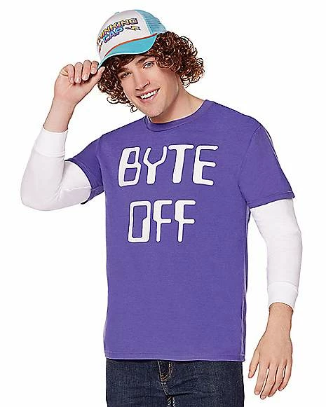 Cheapest 🔥 Adult Byte Off T 👚 Shirt - Stranger Things ⌛ 3 Cheapest 🔥 Adult Byte Off T 👚 Shirt - Stranger Things ⌛