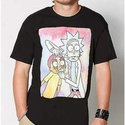 Best Pirce ✨ Neon Rick and Morty T 👕 Shirt 🎉