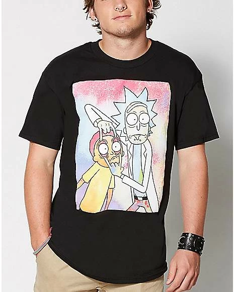 Best Pirce โจ Neon Rick and Morty T ๐ Shirt ๐
