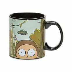 Budget ⭐ Rick and Morty Coffee Mug - 20 oz. ✨ -Spencer's Shop 03143872 c
