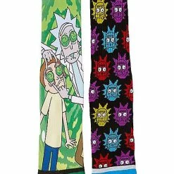 Outlet 🎁 Portal Eyes Rick and Morty Crew 🧦 Socks - 2 Pack 🌟