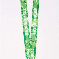 Discount 🔔 Peace Among Worlds Lanyard - Rick and Morty 😍 -Spencer's Shop 03317112 e