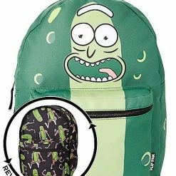 Top 10 🔔 Reversible Pickle Rick 🎒 Backpack - Rick and Morty 🌟