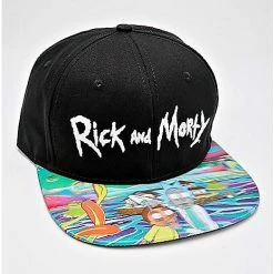 Cheapest 🧨 Lenticular Bill Rick and Morty Snapback Hat 🔥