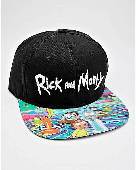 Cheapest ๐งจ Lenticular Bill Rick and Morty Snapback Hat ๐ฅ