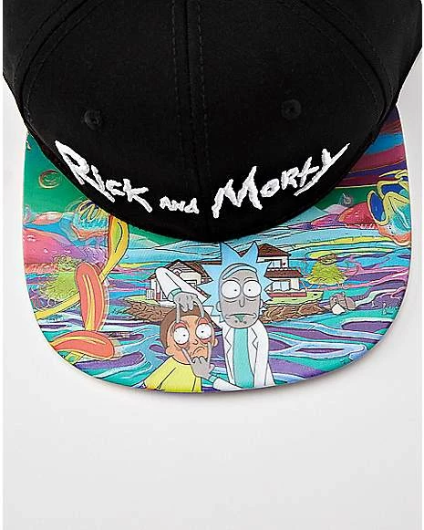 Cheapest ๐งจ Lenticular Bill Rick and Morty Snapback Hat ๐ฅ - Image 4