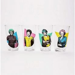 Coupon β¨ Golden π§ Girls Pint Glasses 4 Pack - 16 Oz. π