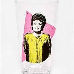 Coupon ✨ Golden 👧 Girls Pint Glasses 4 Pack - 16 Oz. 🌟 -Spencer's Shop 03341922 d