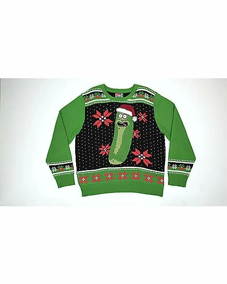 Best Pirce ✨ Light-Up Pickle Rick Ugly Sweater - Rick and Morty ✨ 9 Best Pirce ✨ Light-Up Pickle Rick Ugly Sweater - Rick and Morty ✨ - Image 7