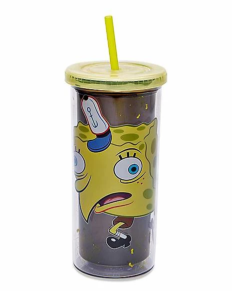 Cheapest ๐ Meme SpongeBob SquarePants Cup With Straw 20 oz. - Nickelodeon ๐ 3 Cheapest ๐ Meme SpongeBob SquarePants Cup With Straw 20 oz. - Nickelodeon ๐