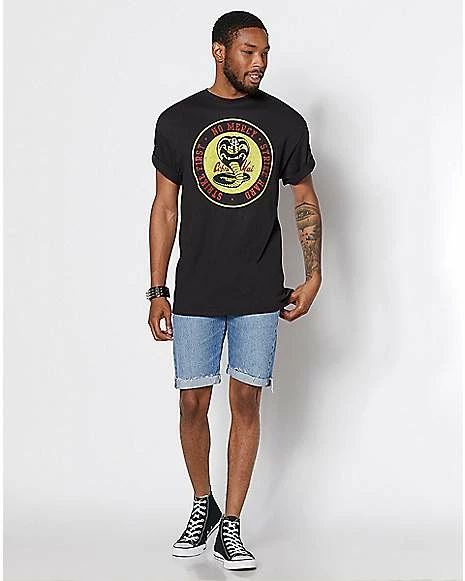 Coupon โ Strike First Strike Hard No Mercy T ๐ Shirt - Cobra Kai ๐ 5 Coupon โ Strike First Strike Hard No Mercy T ๐ Shirt - Cobra Kai ๐ - Image 3