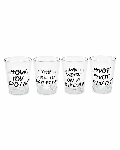 Buy 🧨 Friends Shot Glasses 4 Pack - 1.5 oz. 🤩 2 Buy 🧨 Friends Shot Glasses 4 Pack - 1.5 oz. 🤩