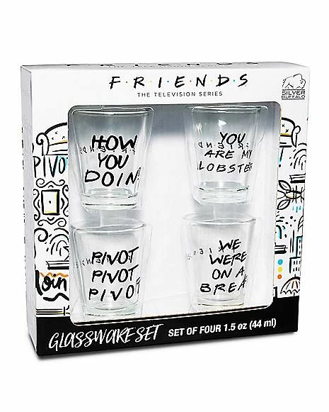 Buy 🧨 Friends Shot Glasses 4 Pack - 1.5 oz. 🤩 11 Buy 🧨 Friends Shot Glasses 4 Pack - 1.5 oz. 🤩 - Image 10