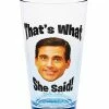 New 👏 That's What She Said Michael Scott Pint Glass 16 oz. - The Office 😉