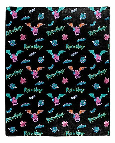 Best Pirce 🥰 Hologram Rick Double Sided Fleece Blanket - Rick and Morty 🎁 - Image 3