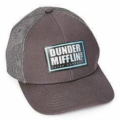 Wholesale ๐ฏ Dunder Mifflin Lenticular Patch Trucker Hat - The Office ๐