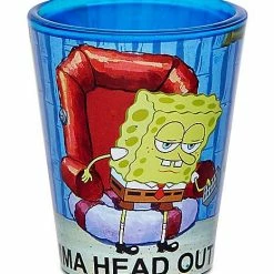 Cheap 🤩 SpongeBob SquarePants Meme Shot Glass – 2 oz. – Nickelodeon ✔️