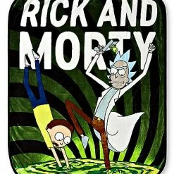 Coupon 🎉 Rick and Morty Portal Fleece Blanket 🥰