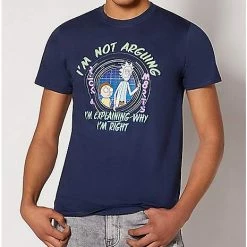 Best Pirce 😍 I'm Not Arguing T 👕 Shirt - Rick and Morty ✔️