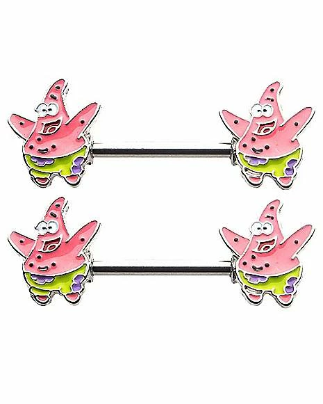 Deals π Patrick Star Nipple Shields - 14 Gauge - SpongeBob SquarePants π₯°