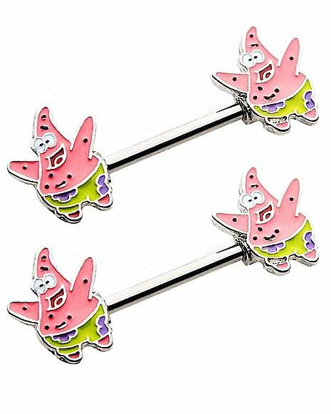 Deals π Patrick Star Nipple Shields - 14 Gauge - SpongeBob SquarePants π₯° - Image 2