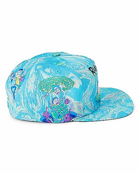 Cheapest ๐ Tie Dye Rick and Morty Snapback Hat โญ 4 Cheapest ๐ Tie Dye Rick and Morty Snapback Hat โญ - Image 2