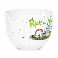 Outlet ❤️ Rick and Morty Bowl with Chopsticks - 20 oz. 🎉 -Spencer's Shop 03736444 c