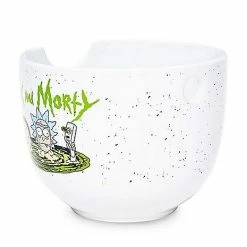 Outlet ❤️ Rick and Morty Bowl with Chopsticks - 20 oz. 🎉 -Spencer's Shop 03736444 d