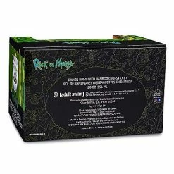 Outlet ❤️ Rick and Morty Bowl with Chopsticks - 20 oz. 🎉 -Spencer's Shop 03736444 h