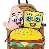 Discount ✔️ Loungefly Spongebob and Patrick Cute Mini 🎒 Backpack 😀