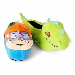 Flash Sale 🥰 Reptar and Chuckie Slippers - Rugrats 👍