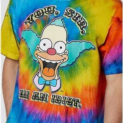 Alternative view of Promo 🎉 Tie Dye Krusty the Clown T 👕 Shirt - The Simpsons 🤩