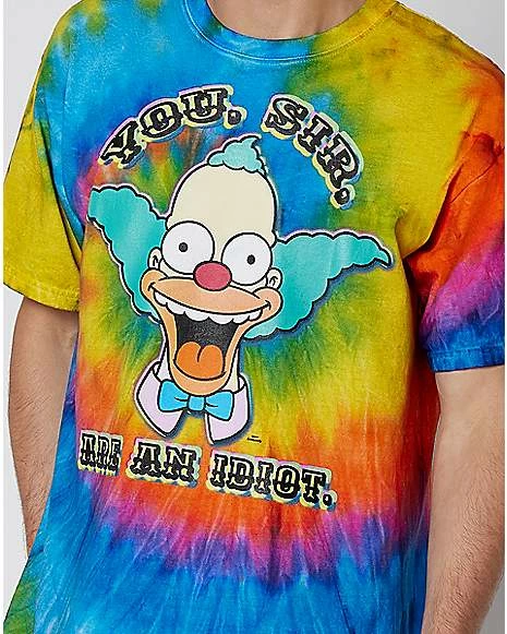 Promo ๐ Tie Dye Krusty the Clown T ๐ Shirt - The Simpsons ๐คฉ 4 Promo ๐ Tie Dye Krusty the Clown T ๐ Shirt - The Simpsons ๐คฉ - Image 2