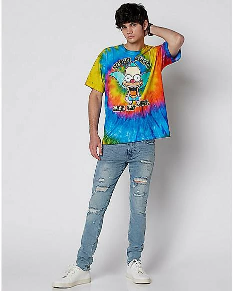 Promo ๐ Tie Dye Krusty the Clown T ๐ Shirt - The Simpsons ๐คฉ 5 Promo ๐ Tie Dye Krusty the Clown T ๐ Shirt - The Simpsons ๐คฉ - Image 3