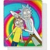 New 😀 Eyes Wide Rick and Morty Fleece Blanket 💯
