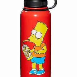 Outlet 😍 Bart Simpson Squishee Water Bottle 32 oz. - The Simpsons 🔥