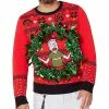 Cheapest 🎉 Light-Up Jerry Wreath Ugly ❄ Christmas Sweater - Rick and Morty 😉 2 Cheapest 🎉 Light-Up Jerry Wreath Ugly ❄ Christmas Sweater - Rick and Morty 😉 -Spencer's Shop 03788023 a