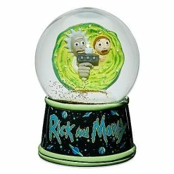 Budget 🔔 Light-Up Portal Snow Globe - Rick and Morty ⌛
