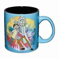 Best Pirce 👍 Rick and Morty Tie Dye Coffee Mug - 20 oz. 🔥