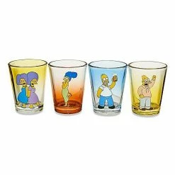 Outlet 😍 Multi-Pack Simpsons Character Shot Glasses 4 Pack - 1.5 oz. 🔔