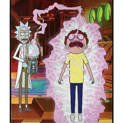 Best Sale 😍 Zap Rick and Morty Fleece Blanket 😍