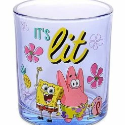 Best deal 🎁 SpongeBob SquarePants Rocks Glasses 4 Pack - 10 oz. 🤩