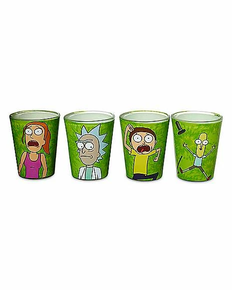 New ๐ Characters Rick and Morty Shot Glasses 4 Pack - 1.5 oz. ๐ 3 New ๐ Characters Rick and Morty Shot Glasses 4 Pack - 1.5 oz. ๐